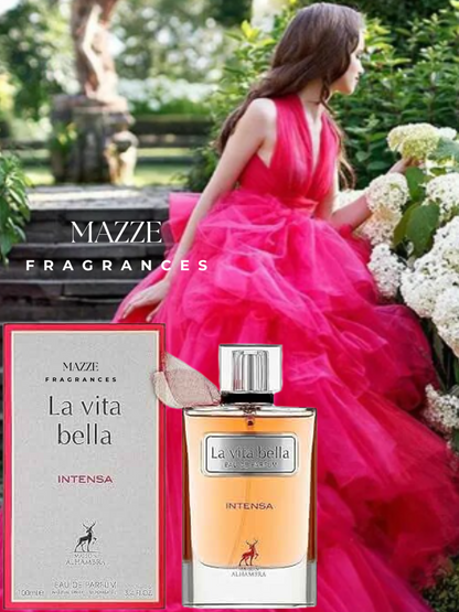 La Vita Bella Intensa by Maison Alhambra 3.4 oz 100 ml Eau De Parfum (Inspired by Lancome La Vie Est Belle Intense)