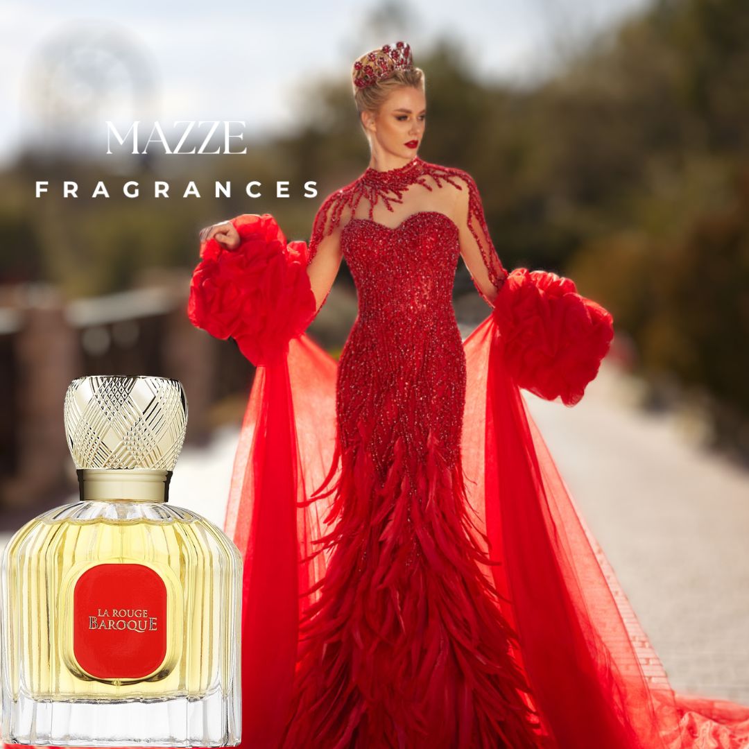 La Rouge Baroque by Maison Alhambra 100 ml 3.4 oz Eau De Parfum (Inspired by Baccarat Rouge)