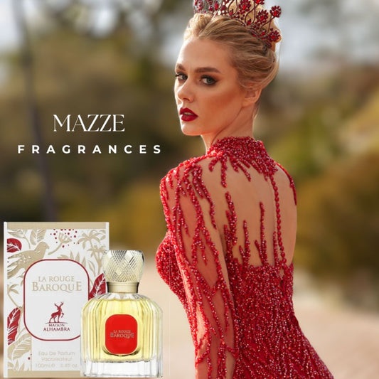 La Rouge Baroque by Maison Alhambra 100 ml 3.4 oz Eau De Parfum (Inspired by Baccarat Rouge)