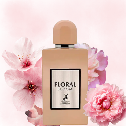 Floral Bloom Eau De Parfum by Maison Alhambra 100 ml 3.4 oz (Inspired By Gucci Bloom)