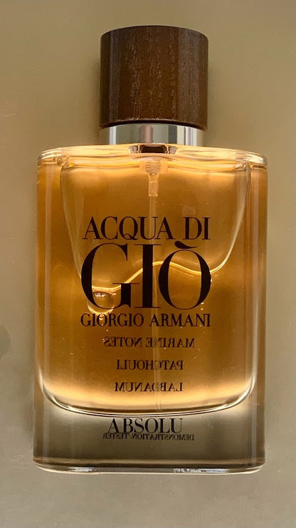 Giorgio Armani Acqua Di Gio Absolu Eau De Parfum 75 ml 2.5 oz (TESTER)