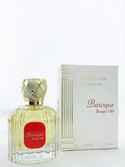 Baroque Rouge 540 By Maison Alhambra Eau De Parfum 100 ml 3.4 oz (Inspired by Baccarat Rouge 540 MFK)