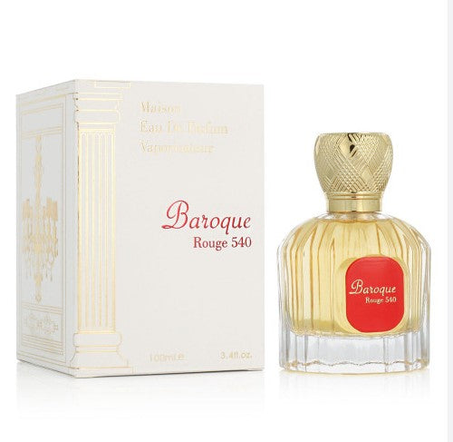 Baroque Rouge 540 By Maison Alhambra Eau De Parfum 100 ml 3.4 oz (Inspired by Baccarat Rouge 540 MFK)