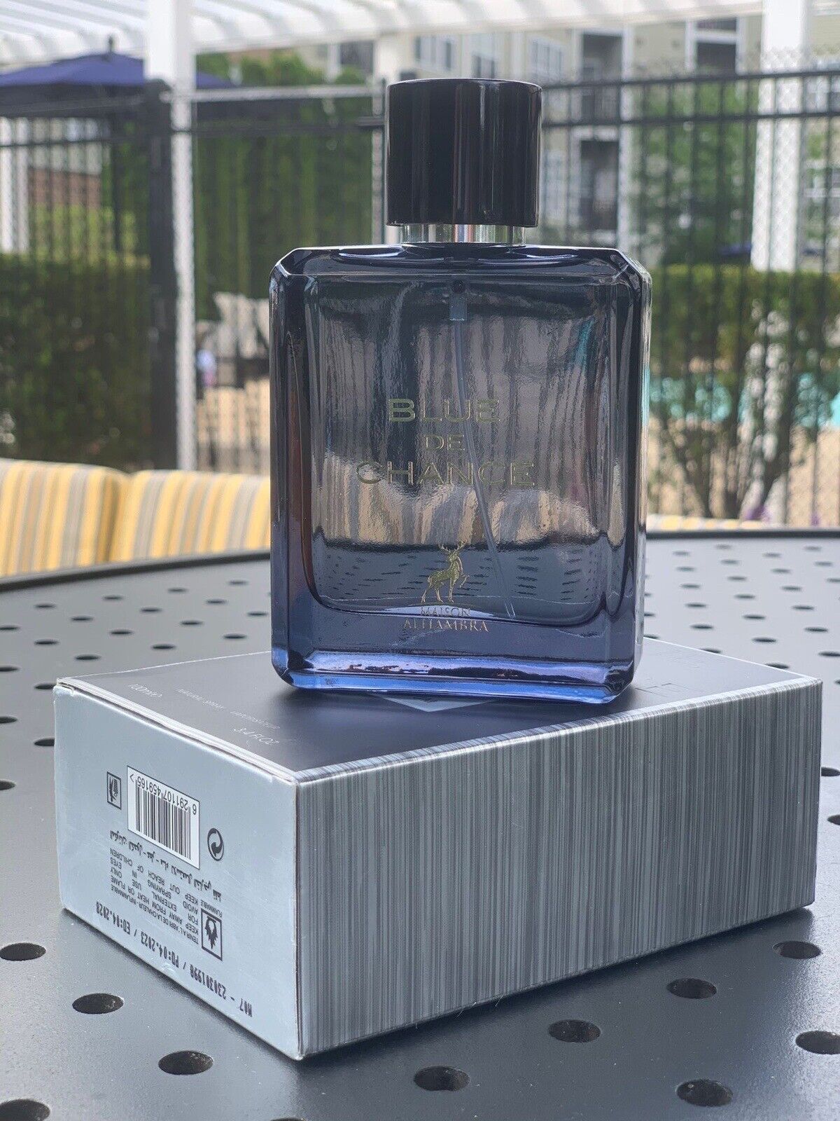 Blue men's perfume cheap miniso