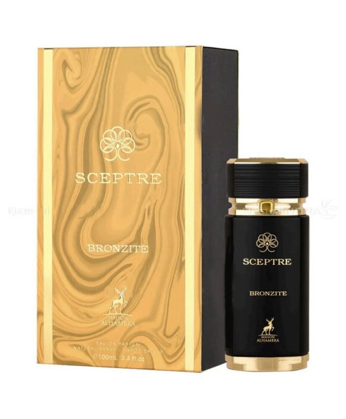 Sceptre Bronzite by Maison Alhambra 100 ml 3.4 oz Eau De Parfum (Inspired by Bvlgari - Le Gemme Tygar)