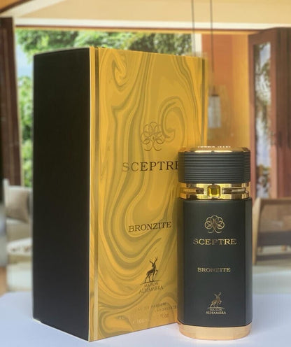 Sceptre Bronzite by Maison Alhambra 100 ml 3.4 oz Eau De Parfum (Inspired by Bvlgari - Le Gemme Tygar)