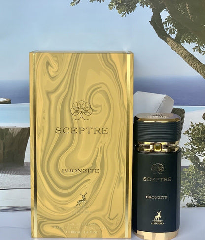 Sceptre Bronzite by Maison Alhambra 100 ml 3.4 oz Eau De Parfum (Inspired by Bvlgari - Le Gemme Tygar)