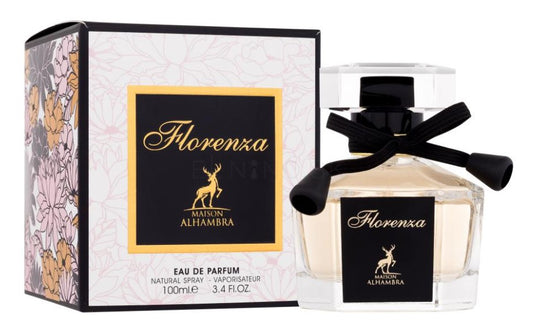 Florenza Eau De Parfum by Maison Alhambra 100 ml 3.4 oz (Inspired By Flora By Gucci EDP)