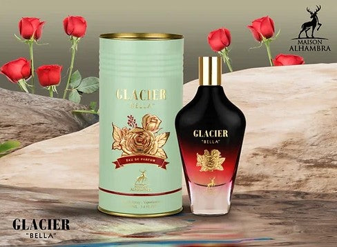 GLACIER BELLA By MAISON ALHAMBRA 100 ml 3.4 oz EAU DE PARFUM (Inspired by Jean Paul Gaultier's La Belle)