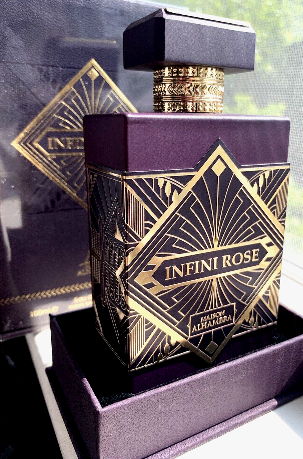 Infini Rose By Maison Alhambra Eau De Parfum 100 ml 3.4 oz (Inspired by Atomic Rose Initio)