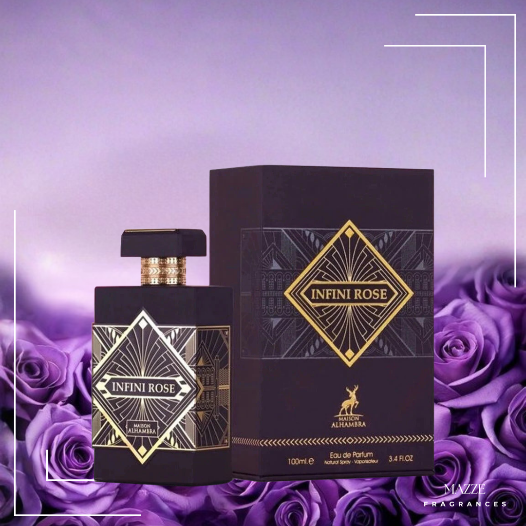 Infini Rose By Maison Alhambra Eau De Parfum 100 ml 3.4 oz (Inspired by Atomic Rose Initio)