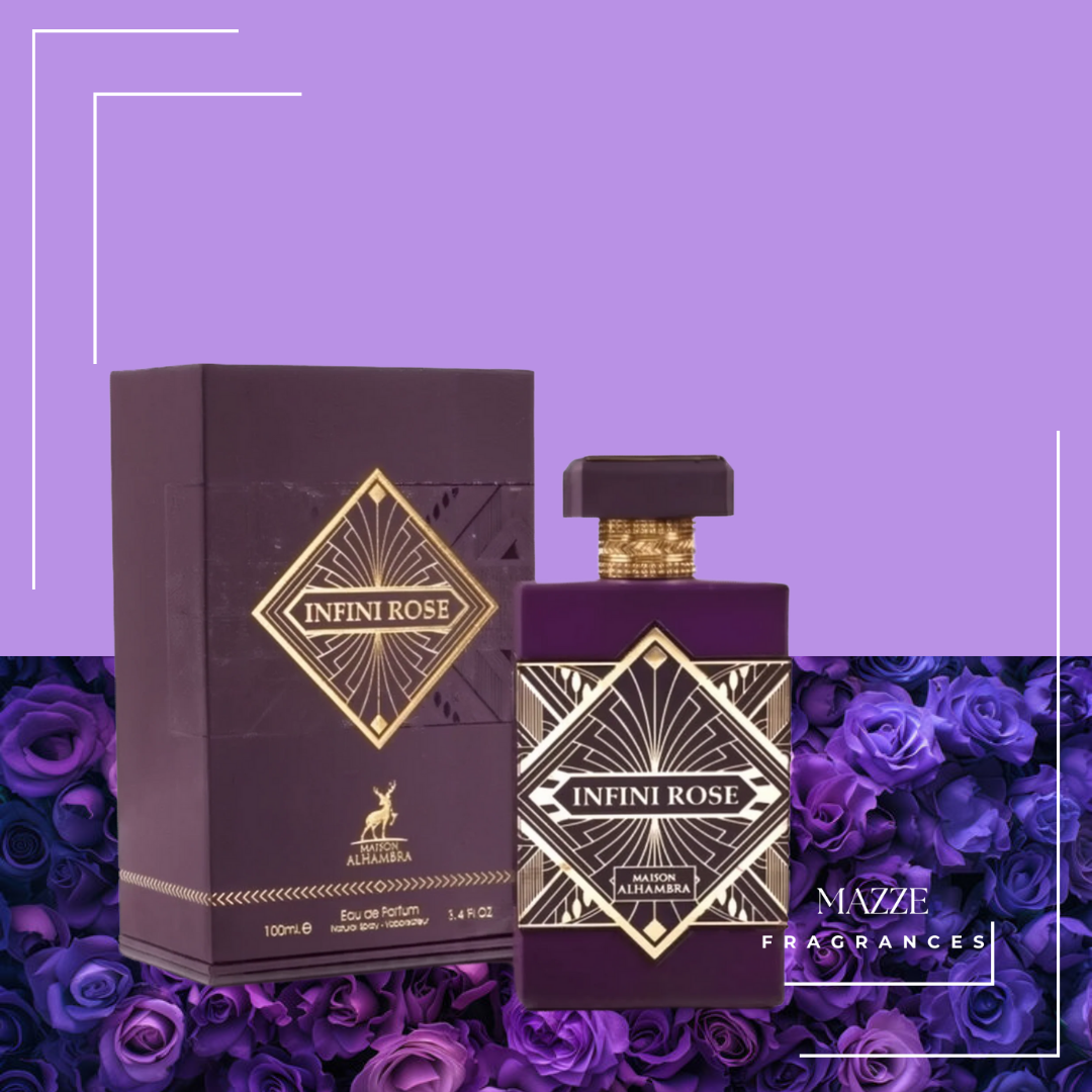 Infini Rose By Maison Alhambra Eau De Parfum 100 ml 3.4 oz (Inspired by Atomic Rose Initio)