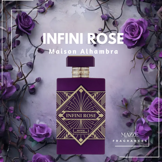 Infini Rose By Maison Alhambra Eau De Parfum 100 ml 3.4 oz (Inspired by Atomic Rose Initio)