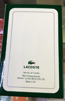 LACOSTE ORIGINAL EAU DE TOILETTE 100 ml 3.3 oz BATCH CODE 7340 (2017) DISCONTINUED