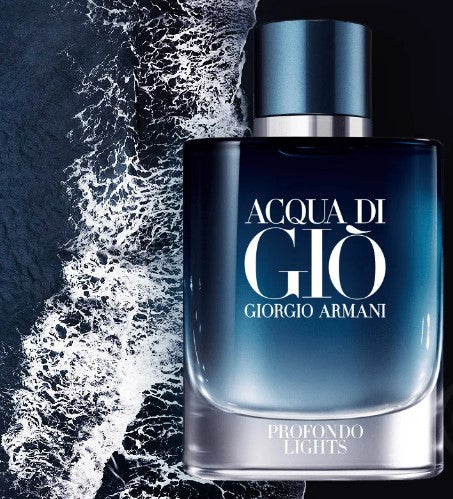 Giorgio Armani Acqua Di Gio Profondo Lights Eau De Parfum 2.5 oz 75 ml Mazze Fragrances