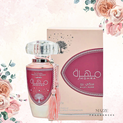 MOHRA SILKY ROSE EAU DE PARFUM 100 ml 3.4 oz BY LATTAFA (Inspired By Penhaligon's The Favourite)