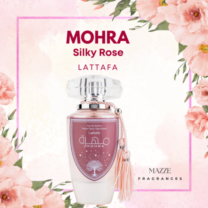 MOHRA SILKY ROSE EAU DE PARFUM 100 ml 3.4 oz BY LATTAFA (Inspired By Penhaligon's The Favourite)
