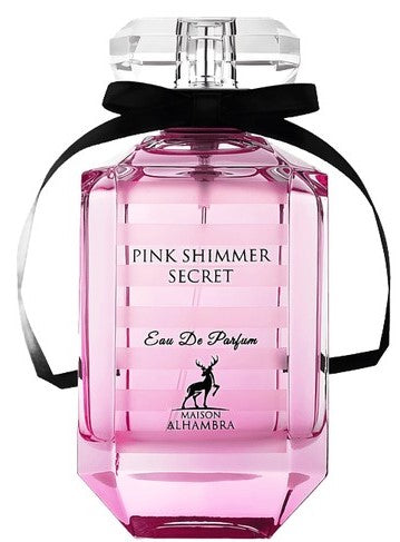 PINK SHIMMER SECRET EAU DE PARFUM 100 ml 3.4 oz BY MAISON ALHAMBRA (INSPIRED BY VICTORIA'S SECRET BOMBSHELL)