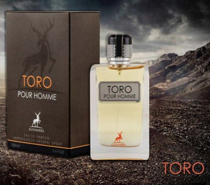 Toro Pour Homme By Maison Alhambra 100 ml 3.4 oz Eau De Parfum (Inspired by Terre D' Hermes EDT)