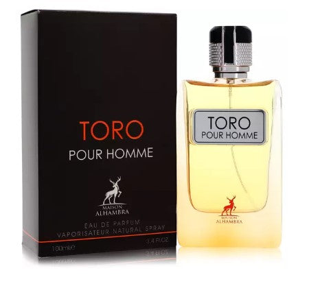 Toro Pour Homme By Maison Alhambra 100 ml 3.4 oz Eau De Parfum (Inspired by Terre D' Hermes EDT)