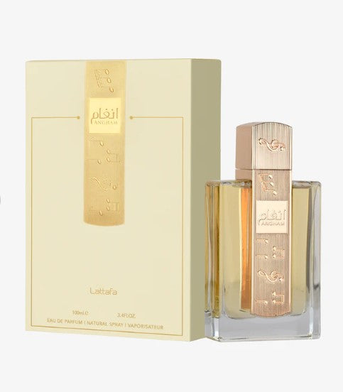 Angham By Lattafa Eau De Parfum 100 ml 3.4 oz (Inspired By Burberry Goddess)
