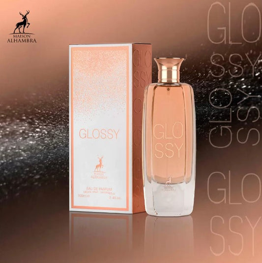 Glossy Eau De Parfum By Maison Alhambra 100 ml 3.4 oz (Inspired By Burberry Her)
