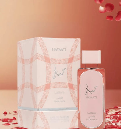 HAYAATI FLORENCE By LATTAFA 100 ml 3.4 oz EAU DE PARFUM (Inspired by Very Good Girl Carolina Herrera)