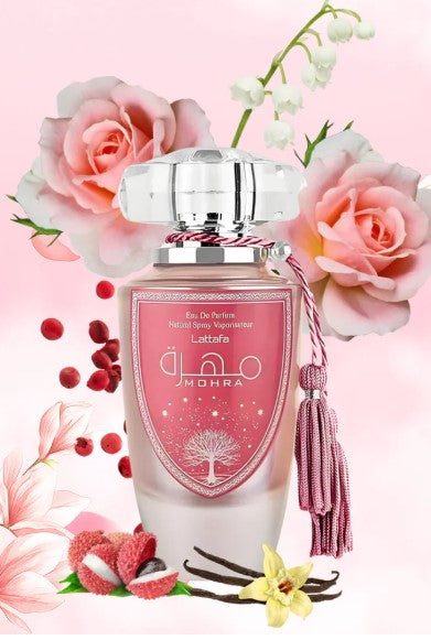 MOHRA SILKY ROSE EAU DE PARFUM 100 ml 3.4 oz BY LATTAFA (Inspired By Penhaligon's The Favourite)