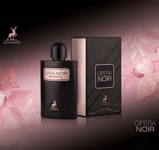 Opera Noir Eau De Parfum Maison Alhambra 100 ml 3.4 oz (Inspired by Black Opium Yves Sainta Laurent)